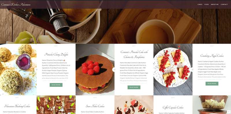 Cosmina's Kitchen - WordPress Project